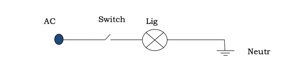 Terminals and Connections of a light diagram