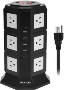 Surge-Protector-Power-Strip-Tower-JACKYLED-12-AC-Outlets