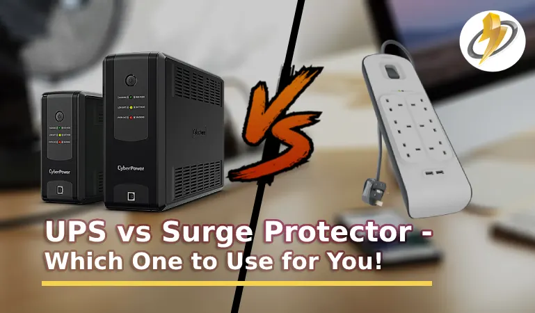 UPS vs Surge Protector: Which One to Use for Your Work Station?