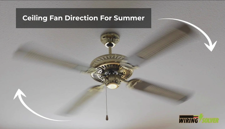 Ceiling Fan Turn In The Summer, What Direction Ceiling Fan In Summer