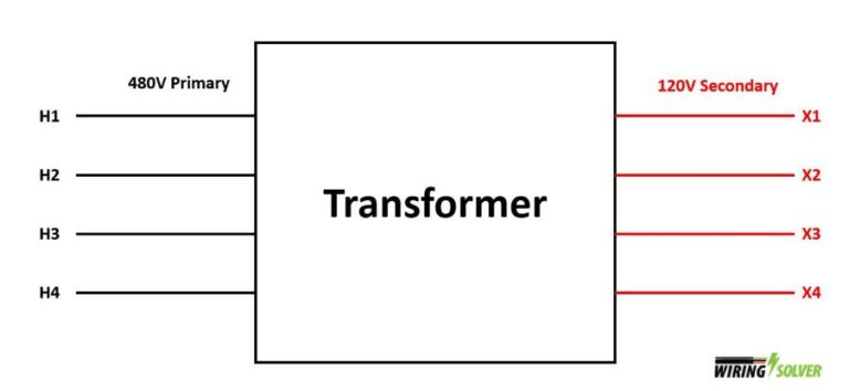 How To Wire A Transformer 480v To 120v? (Solved) - Wiring Solver