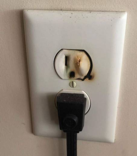 Burned Outlet