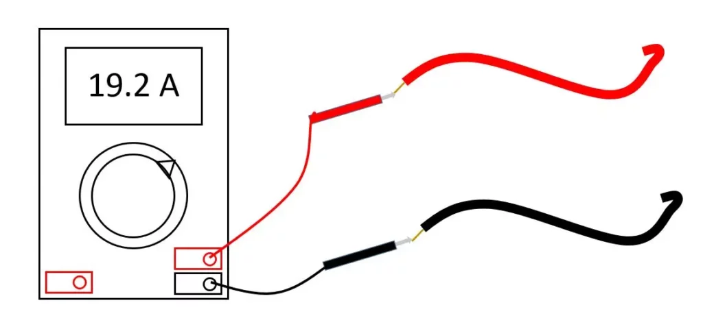 Fig 1- Detecting Live Wires with a Multimeter