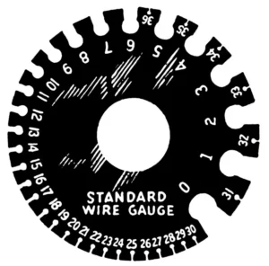 A Standard Wire Gauge Tool