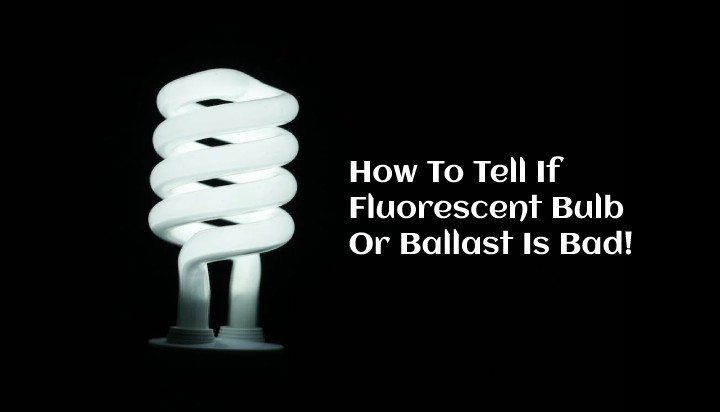 How To Tell If Fluorescent Bulb Or Ballast Is Bad!